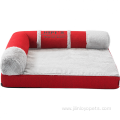 Soft pet sofa bed for large dog